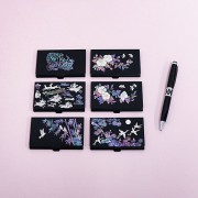 나빌레라 자개명함케이스 띠볼펜 2종세트 블랙에디션
