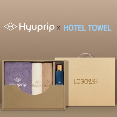 협립3단마시멜로완전자동우산 +협립코마바스타월1P+협립40수호텔코마180타월2P