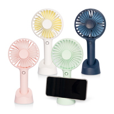 레빗 윈디 휴대용선풍기 2000mAh,C타입,스마트폰거치[4단 풍량조절]